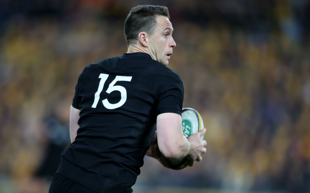 All Blacks' Ben Smith in the Bledisloe Cup match vs Australia in Sydney, 18 August
