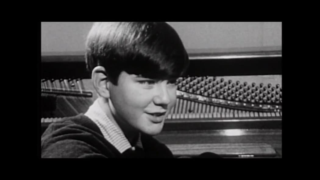 Australian pianist Geoffrey Tozer as a child