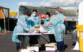 Ōtara Covid-19 Testing Station on Thursday 13 August