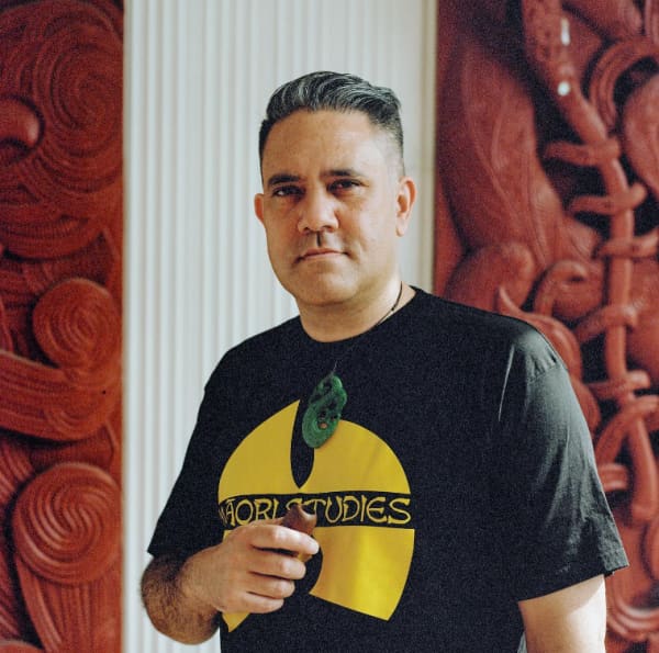 Auckland academic Tiopira McDowell (Ngāti Hine) makes music as MOKOTRON.