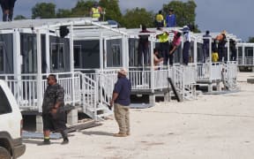 The accommodation construction work ongoing for participants of the 53rd Pacific Island Leaders Meeting.