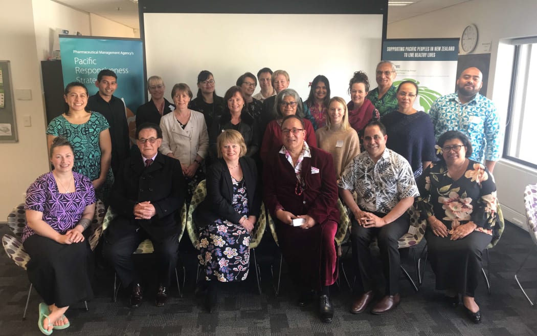 A group photo taken at the launch of New Zealand's first Pacific Pharmacists' Association in Wellington.