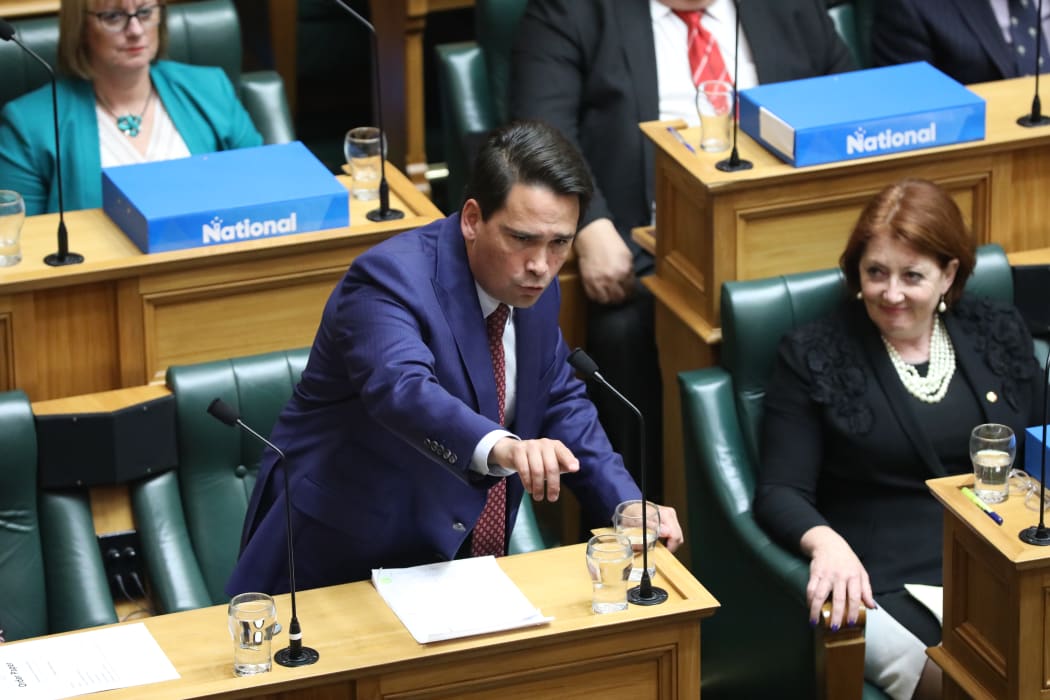 Leader of the National Party Simon Bridges during the general debate.