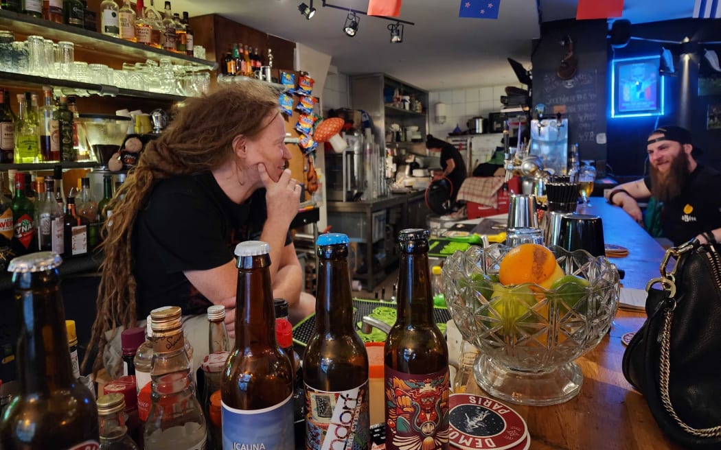 Black Sheep Society - Kiwi restaurant in Paris, France. Owner Duncan Patterson pictured.
