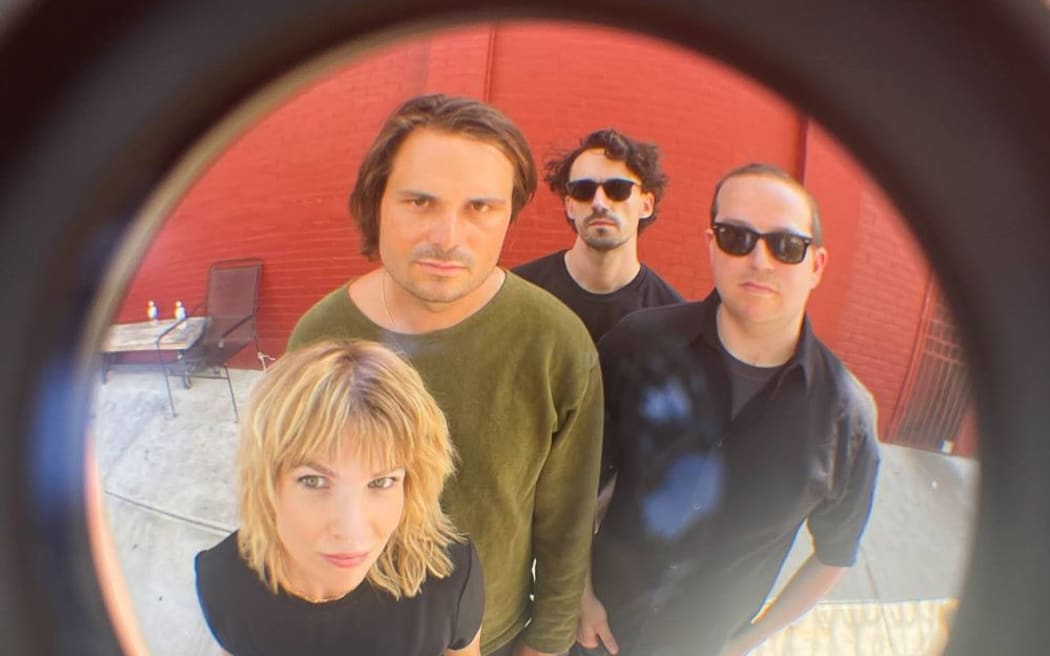 The founders of 404 Media, from left to right: Samantha Cole, Jason Koebler, Joseph Cox, and Emanuel Maiberg.