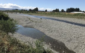 The Waingawa River near the industrial area.