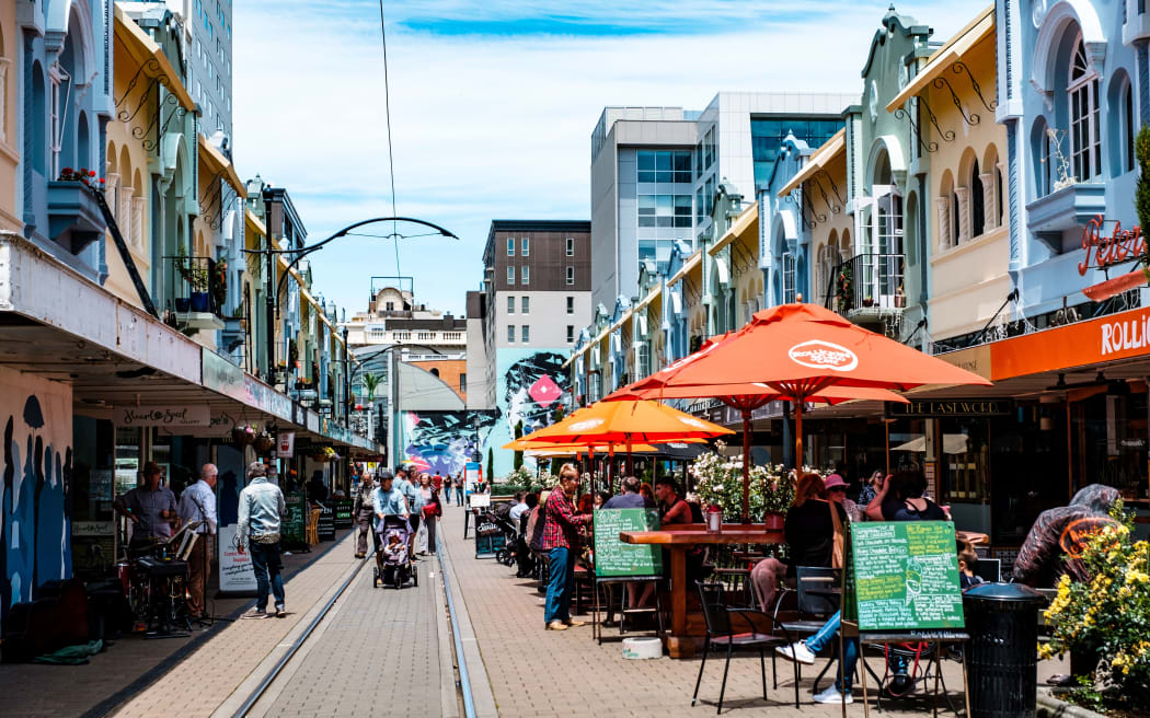 2018 DEC 22, New Zealand, Christchurch, New Regent st,