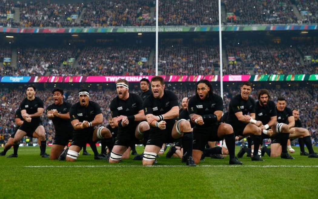 The All Black haka is performed before every test match.