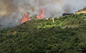 The scrub fire lead to evacuations at Sailors Grave and Pumpkin Hill Road.