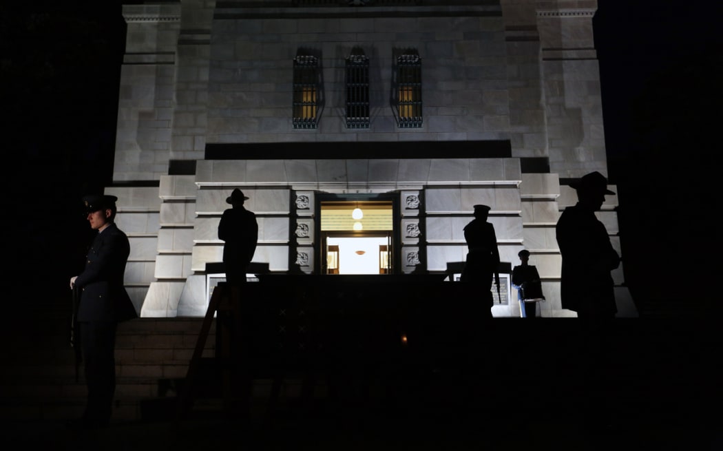 Commemorations began with a wreathlaying at the National War Memorial in Wellington.