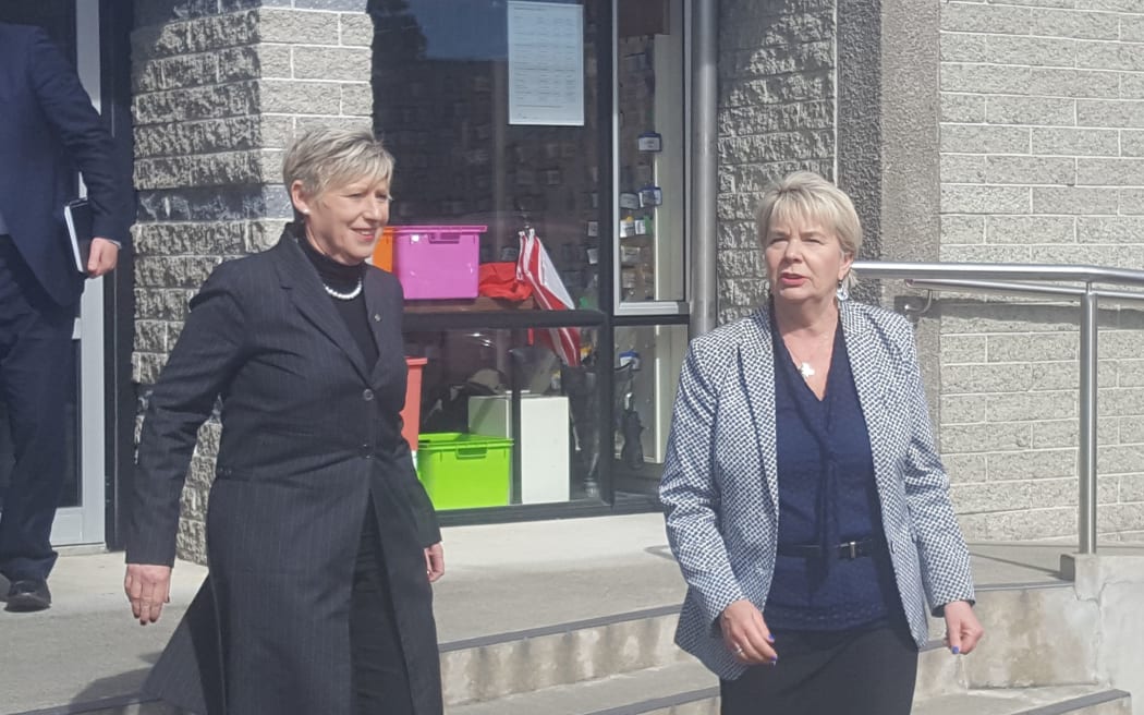 Lianne Dalziel and Nicky Wagner leave Synod today.