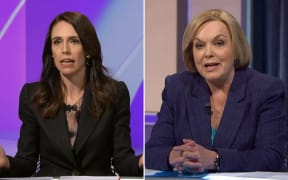 Jacinda Ardern and Judith Collins in final debate on 15 October.