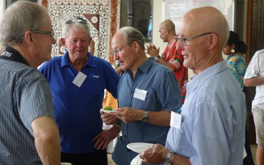 A reunion of former NZ Air Force members at the Suva Returned Soldiers and Servicemen Association.