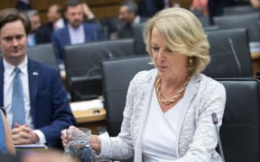 Representative of the United States of America to the International Atomic Energy Agency, ambassador Jackie Wolcott, pictured during the IAEA Board of Governors meeting in Vienna on July 10, 2019.
