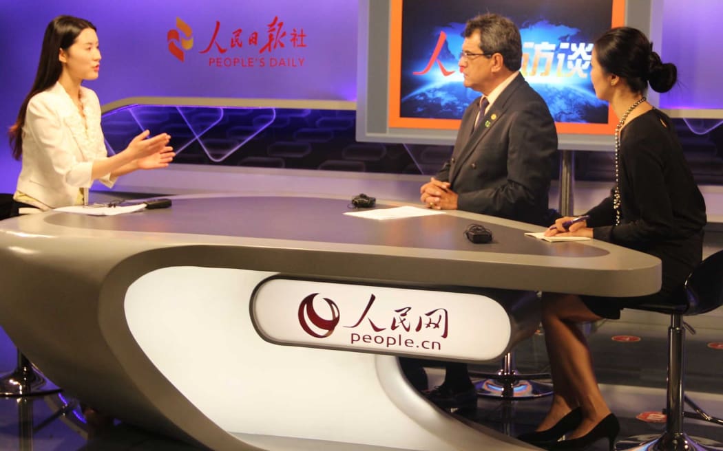 French Polynesia president Edouard Fritch visits China
