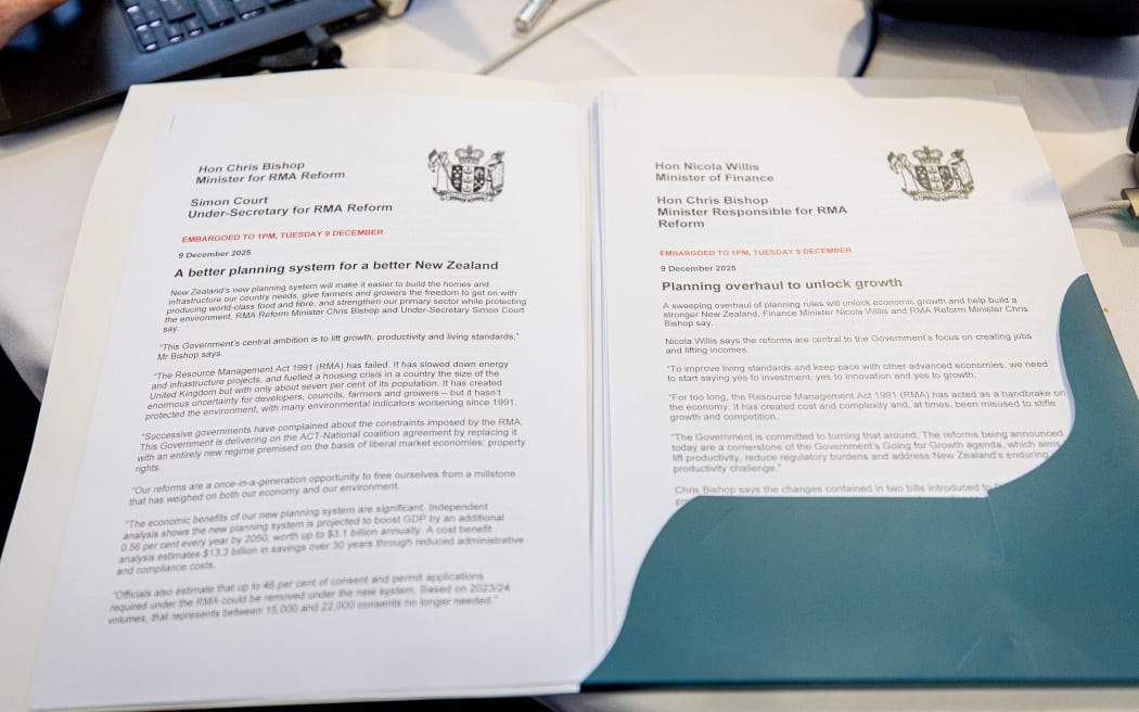 Announcement of New Zealand’s new planning system