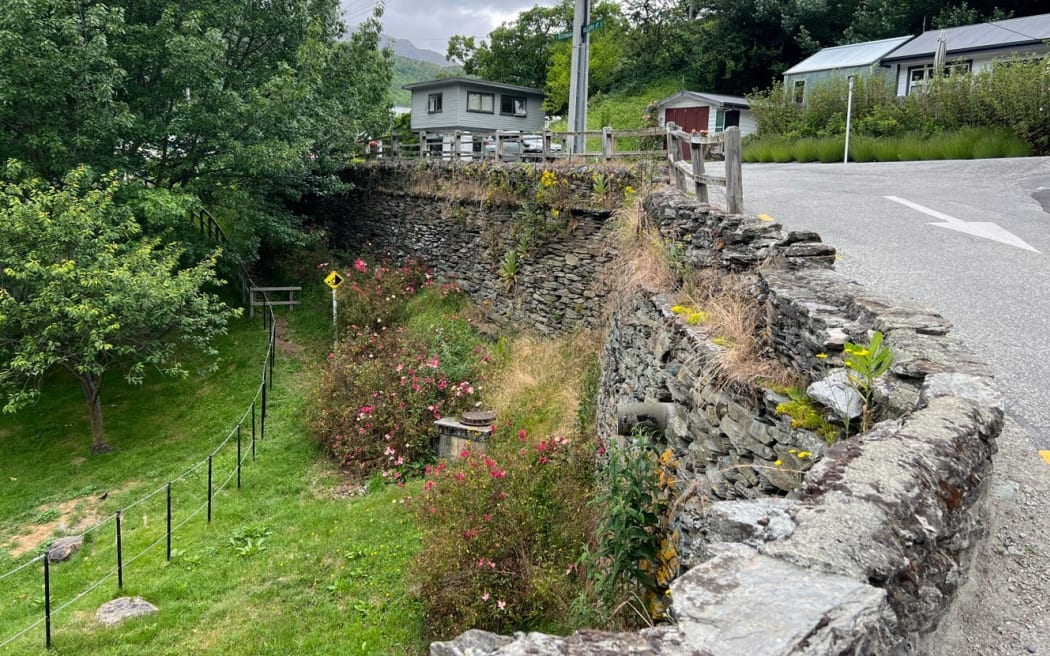 Butler's Wall, overlooking Butler's Green, was built in 1886.