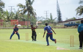 Igo John Mahuru hits out against Samoa.