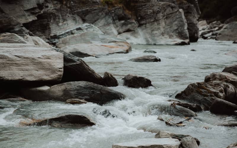 The Shotover River near Queenstown.