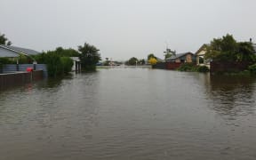 Flooding in Hokitika.