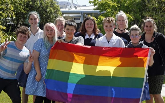 Tabby Besley, 3rd from left, founded InsideOut five years ago.