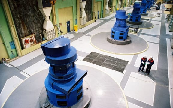 Manapouri hydro station.