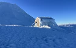 Three trampers were rescued in snowy conditions on Mt Taranaki.