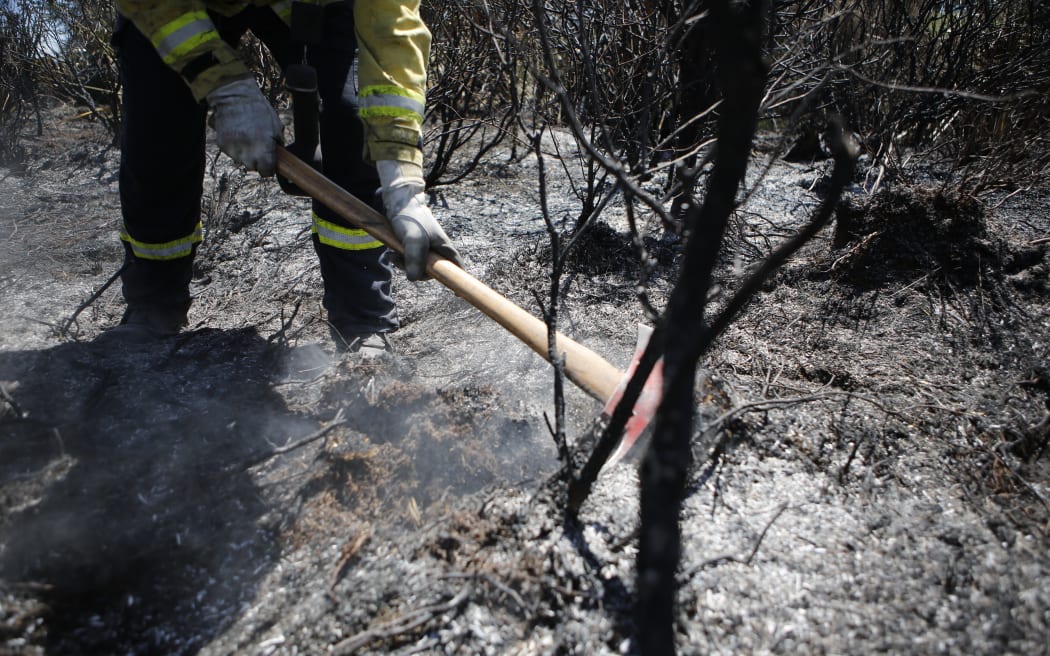 Tongariro fire ground Dec 9