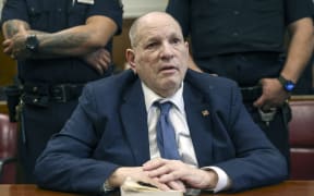 NEW YORK, NEW YORK - APRIL 15: Former film producer Harvey Weinstein appears in court as jury selection begins in his retrial in Manhattan Criminal Court on April 15, 2025 in New York City. Disgraced Hollywood mogul Harvey Weinstein faces a retrial on rape and sex assault charges for which a previous verdict was overturned, forcing survivors who helped fire up the "MeToo" movement to testify against him once again. Weinstein's 2017 conviction by a jury was overturned seven years later by an appeals court that ruled the way witnesses were handled in the original New York trial was unlawful.   Sarah Yenesel-Pool/Getty Images/AFP (Photo by POOL / GETTY IMAGES NORTH AMERICA / Getty Images via AFP)