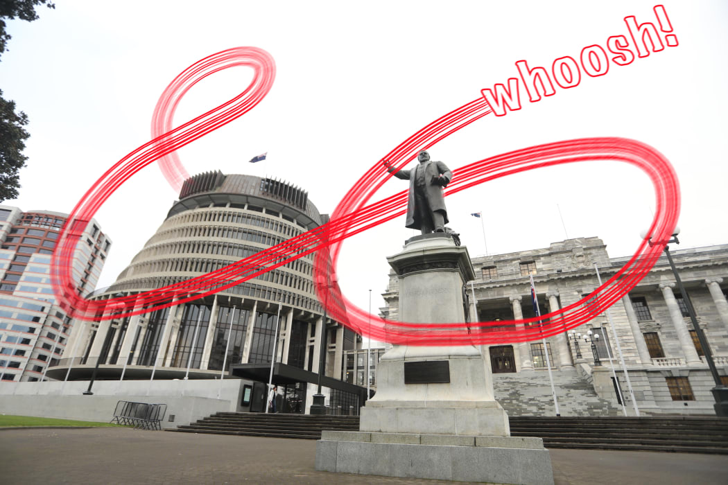 Whoosh! A bill speeds on its way.