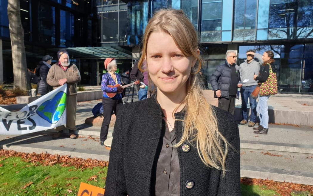 Extinction Rebellion spokesperson Siana Fitzjohn