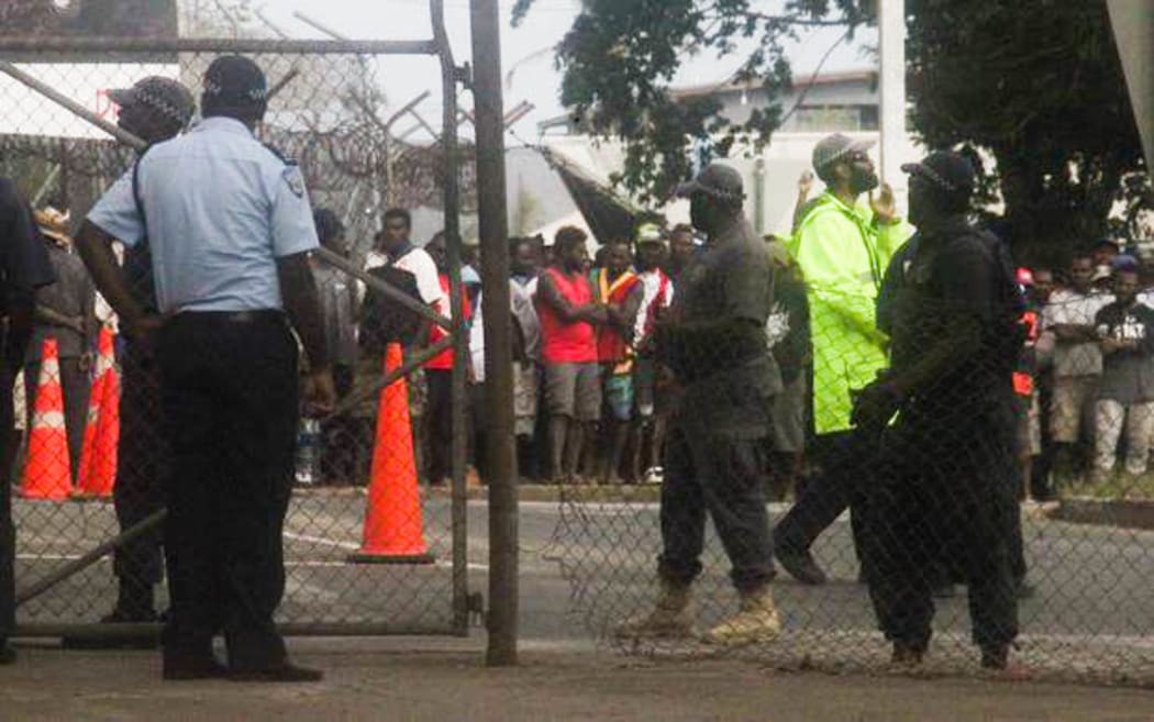 Large crowds gathered outside the Supreme Court to hear the verdict in the bribery trial.