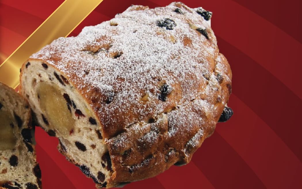 The winning stollen from Artisan by Rangiora Bakery