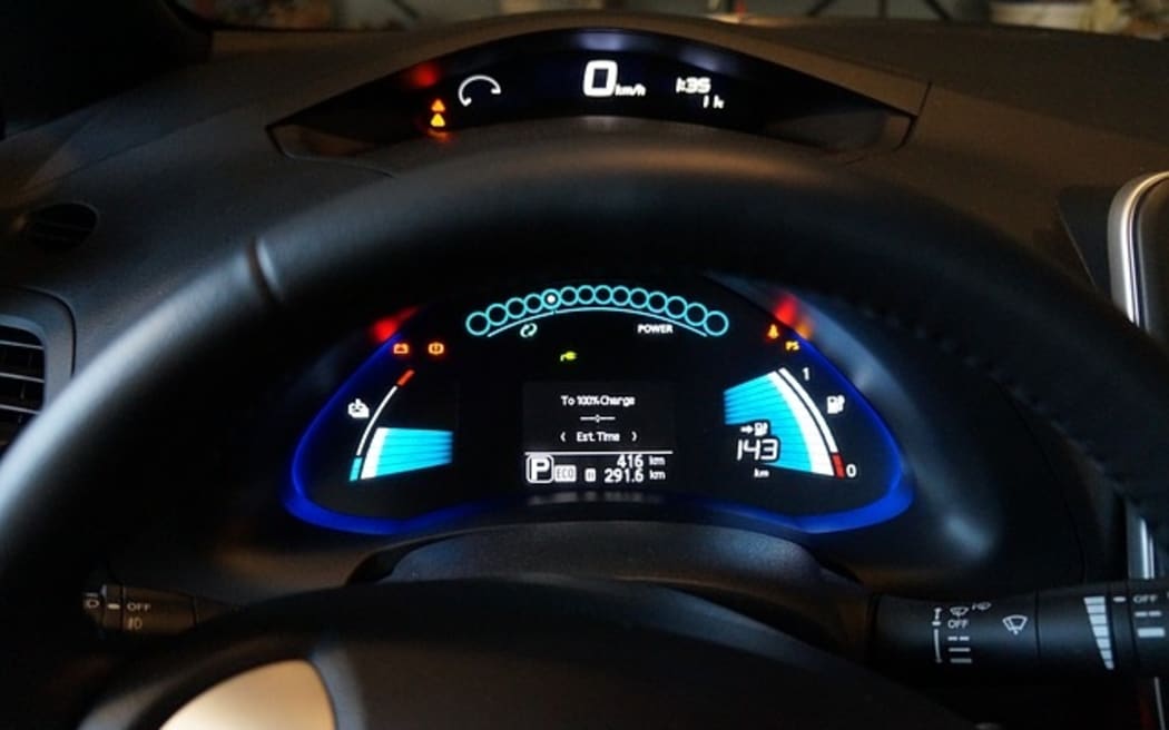 Nissan Leaf dashboard (Pixabay CC0 Creative Commons)