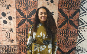 New York-based Tongan artist Vaimoana Niumeitolu.