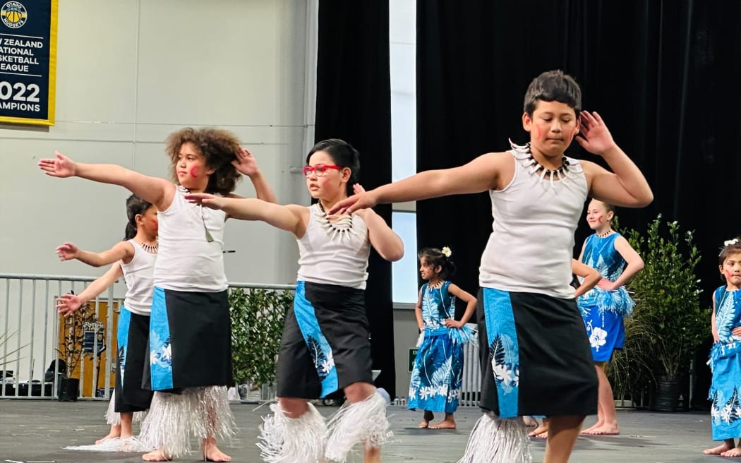 Young Samoan performers from St Joseph’s Cathedral school. 12 September 2023