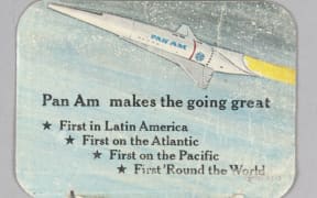Pan Am Moon flight card