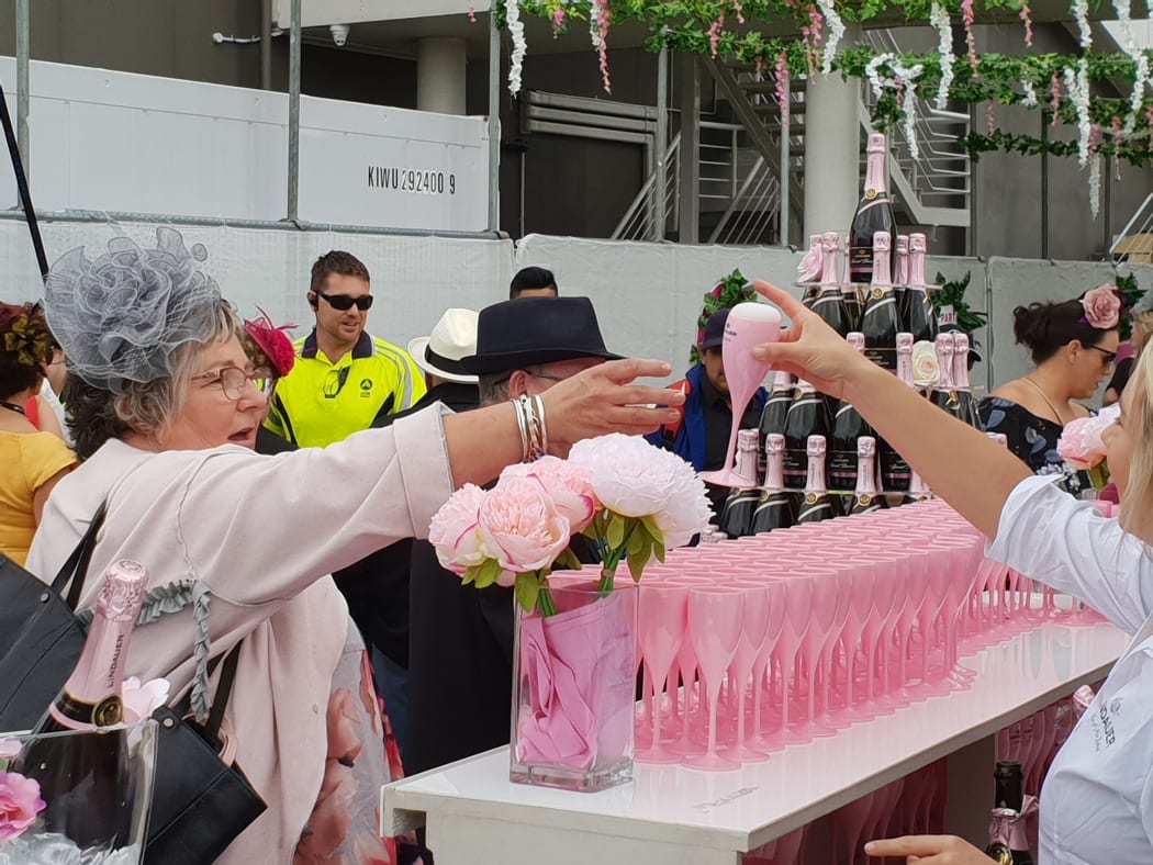 The bubbles are starting to flow Addington Raceway.
