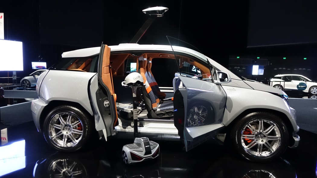 Wellingtonians wil get a chance to view the  driverless car Budii this weekend as part of the Motor Trade Association's centenary.