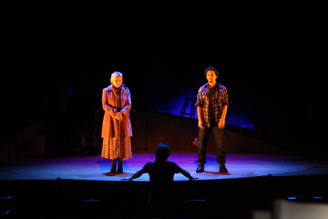 Lisa Crawley and Adam Ogle in ONCE: The Musical