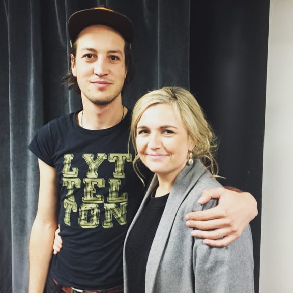 Charlotte Ryan and Marlon Williams, during Charlotte's time working with Neil Finn