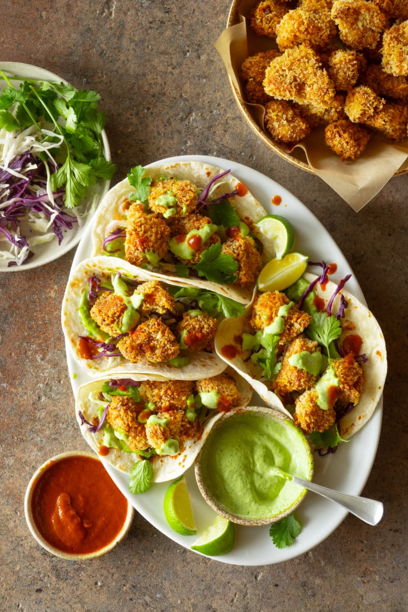 Olivia Galletly's crunchy cauliflower tacos.