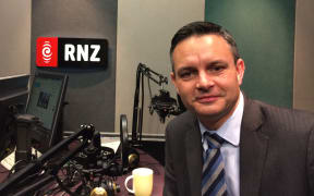 Green Party co-leader James Shaw in RNZ's Auckland studio.