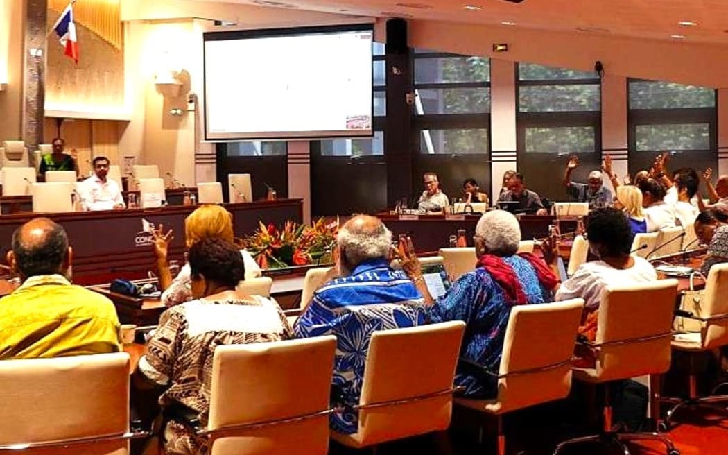 New Caledonia’s Congress in session