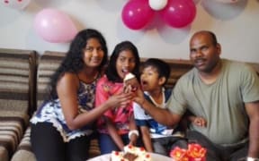 Janesh Prasad leaves behind his young family, wife Mala and his daughter Ashley aged 13 and Jesh aged 10.