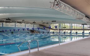 An artist's impression of the Olympic sized pool at the new regional aquatic centre in Hawke's Bay.