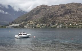 Lake Wakatipu, with Kelvin Heights in the background.