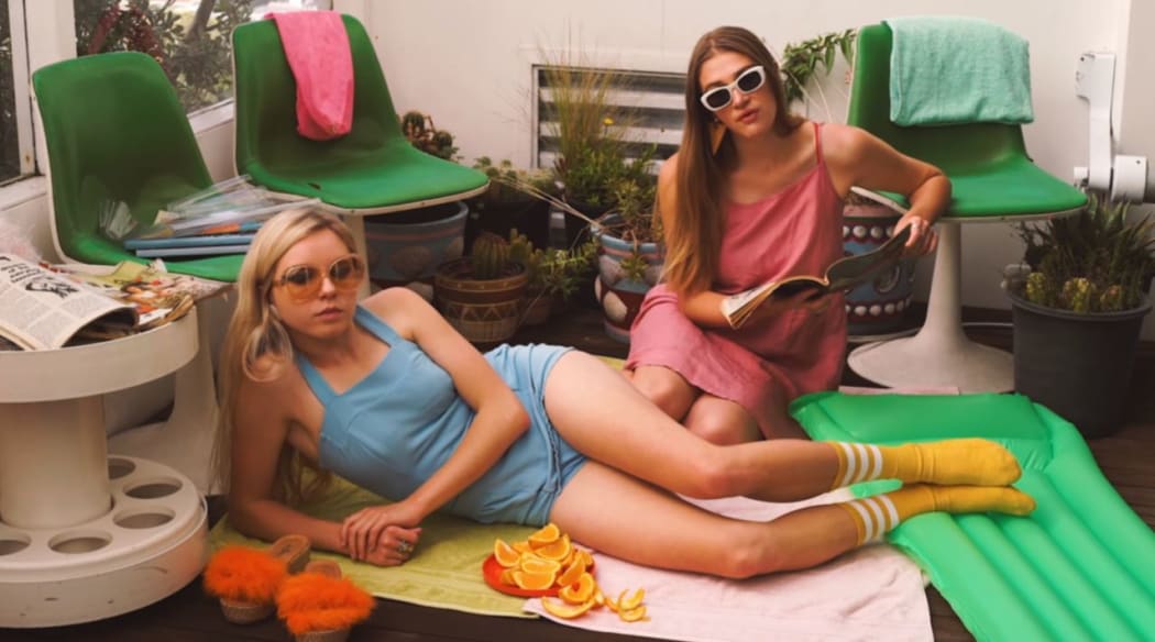 Gussie Larkin and Lily Paris-West of Mermaidens.