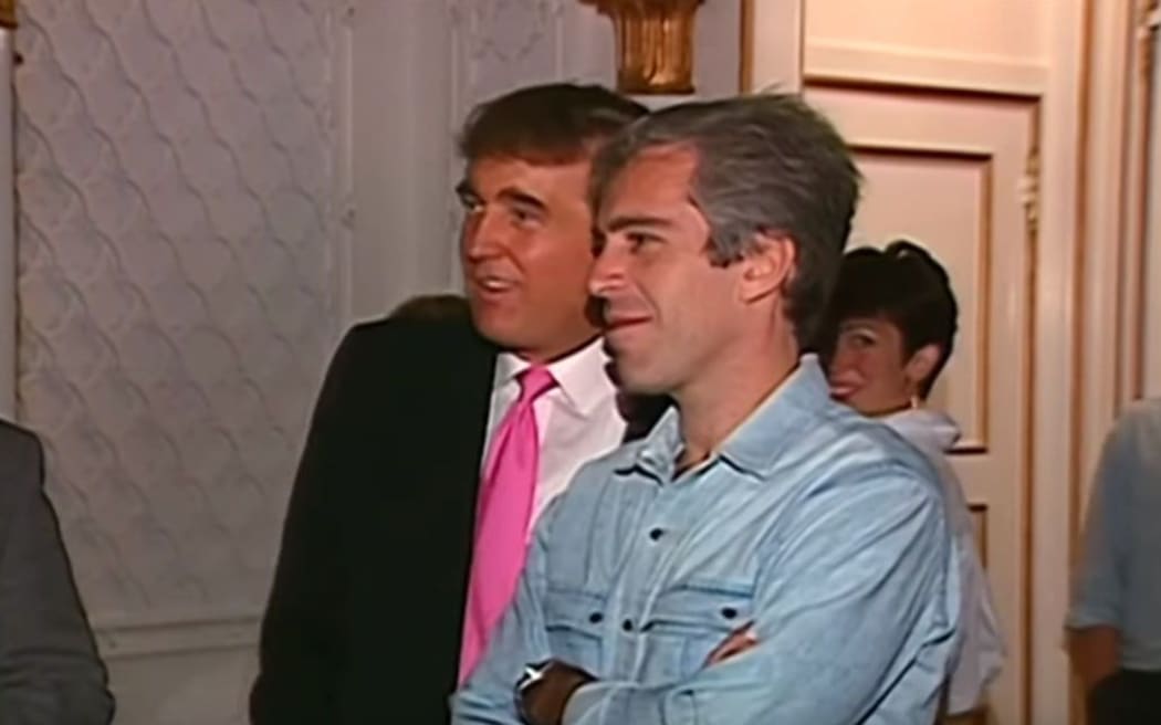 Donald Trump and Jeffrey Epstein