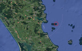 The location of Coppermine Island (Mauipane), east of Whangārei.